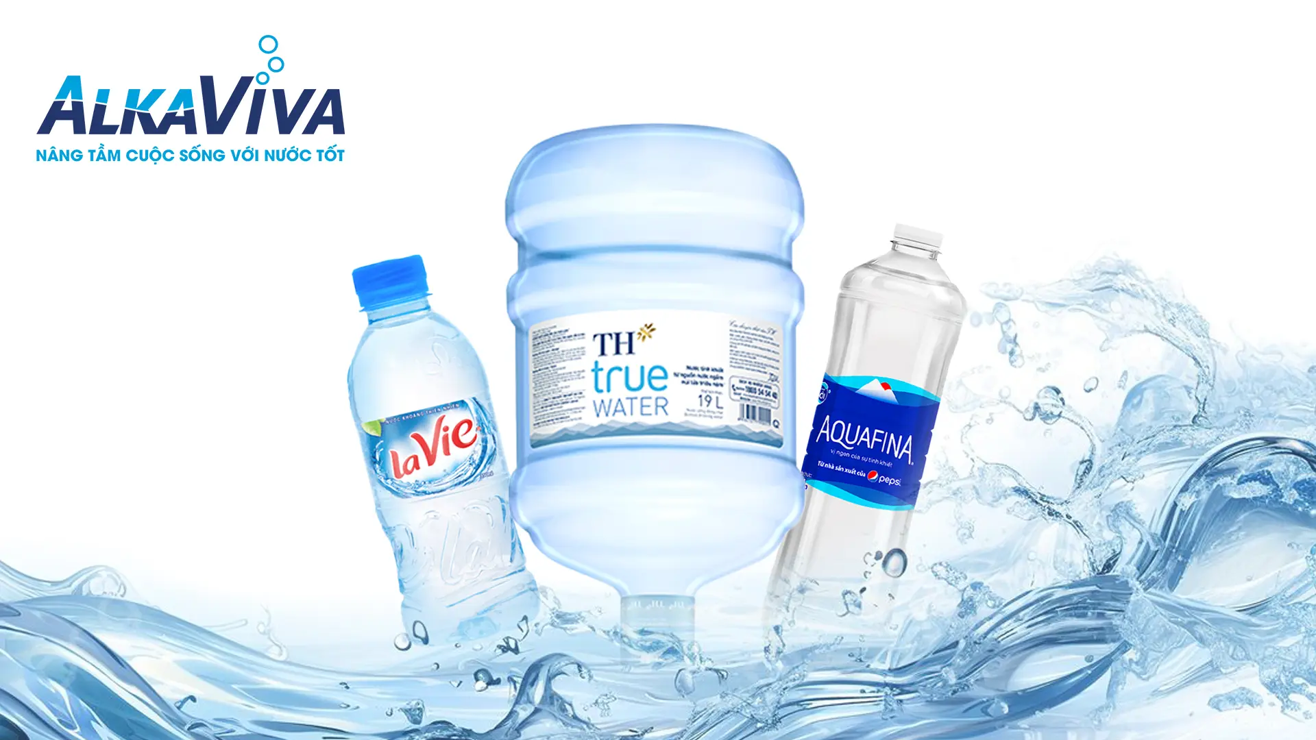 Các loại nước tinh khiết nổi bật