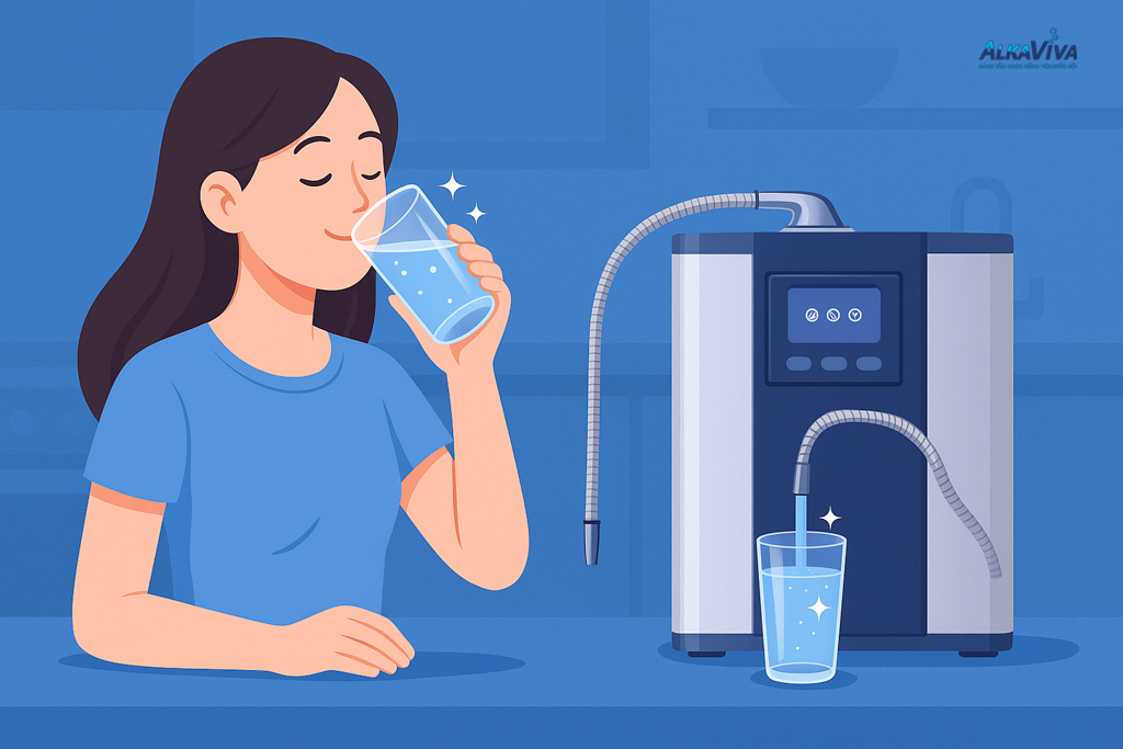 Từ nỗi lo ung thư, dạ dày đến bí quyết trẻ lâu – Máy lọc nước ion kiềm