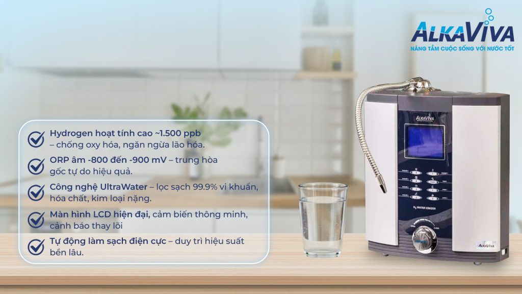 Nước ion kiềm và lợi ích cho người cao tuổi