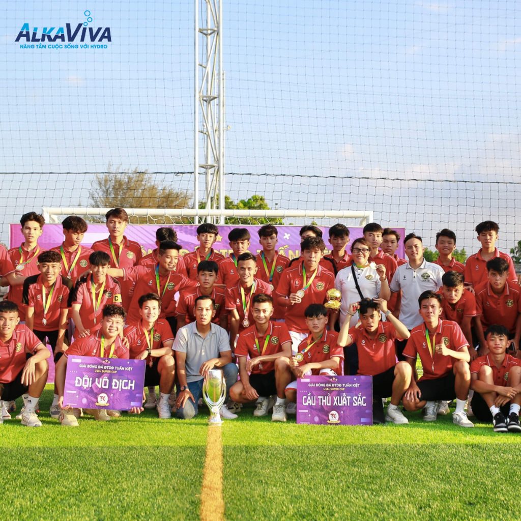 ALKAVIVA VIỆT NAM ĐỒNG HÀNH CÙNG PHÚ ĐỨC TRÍ FC KHI THAM DỰ SUPER CUP 16+ ĐTDĐ TUẤN KIỆT 2022