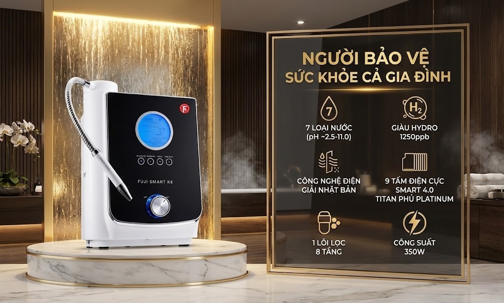 Máy lọc nước Fuji Smart có tốt không? Phân tích chi tiết trước khi quyết định mua