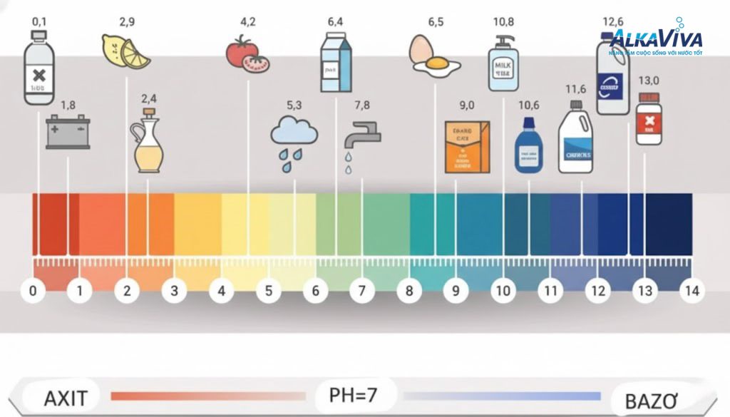 Dải pH mà bạn cần quan tâm khi sử dụng máy lọc nước ion kiềm