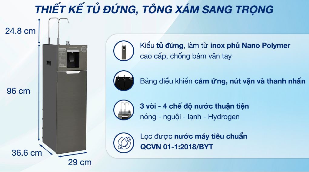 Máy lọc nước Sunhouse Hydrogen