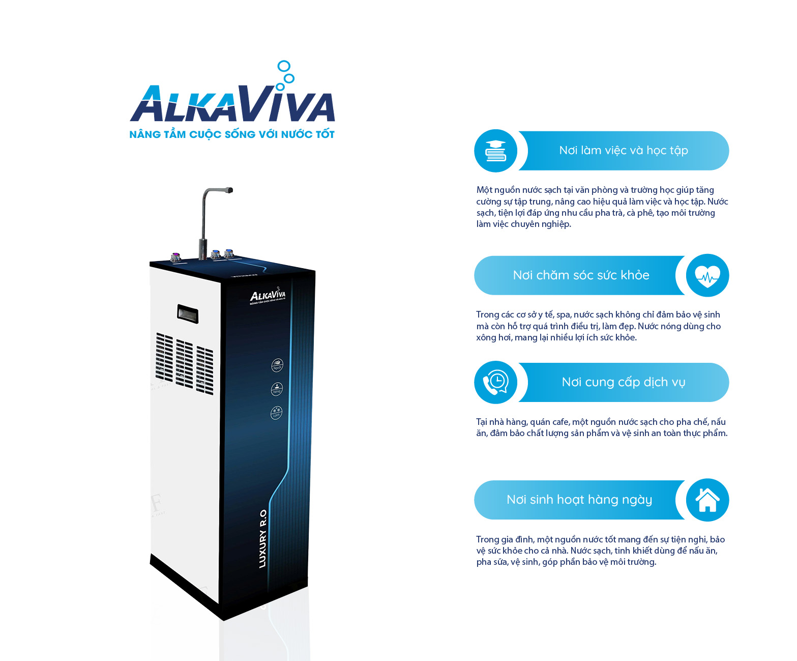 Máy lọc nước RO nóng lạnh đứng