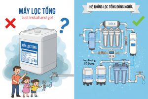 Lắp lọc tổng đầu nguồn nhưng vẫn bẩn? 90% gia đình đang hiểu sai bộ lọc tổng