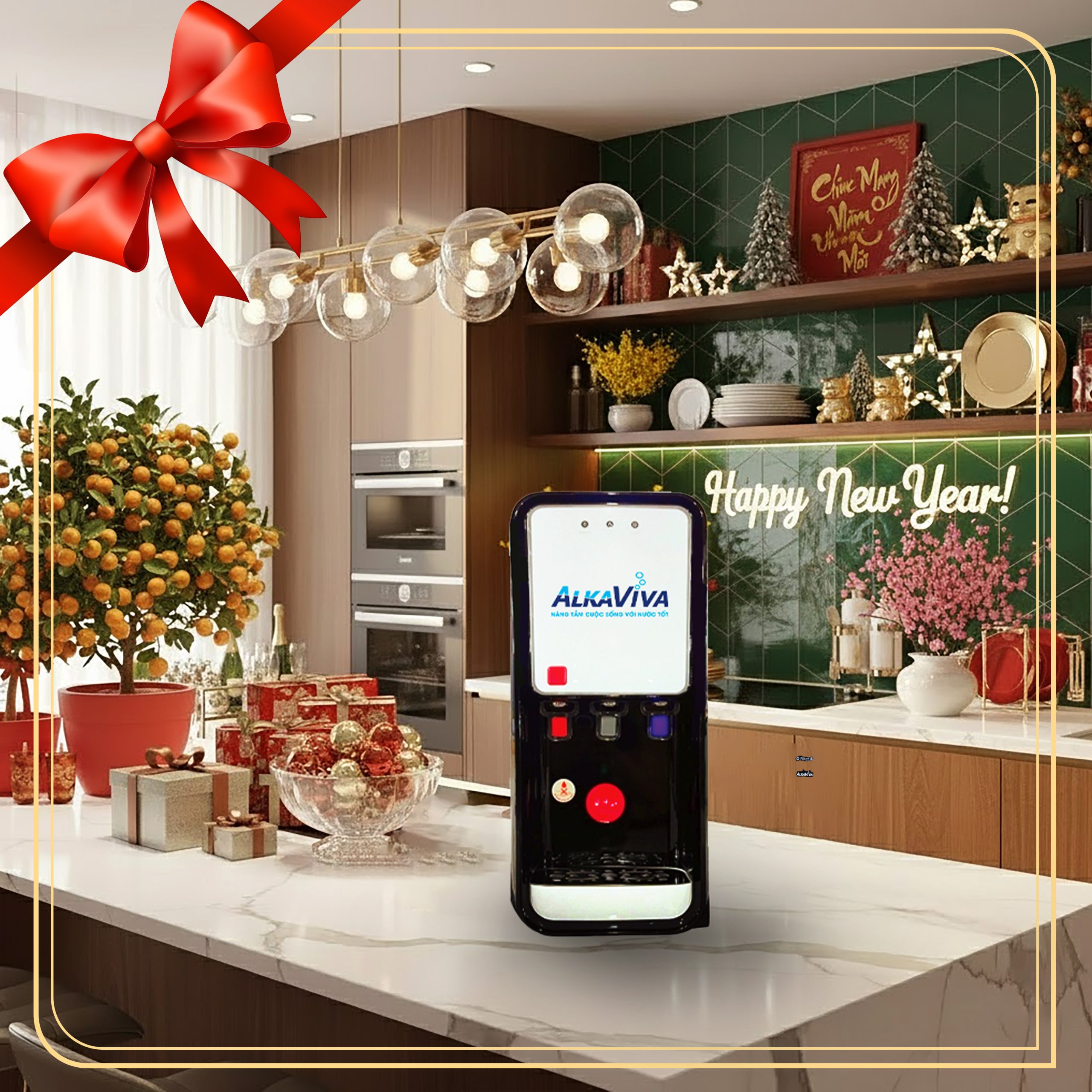 Máy lọc RO nóng lạnh ALKAVIVA