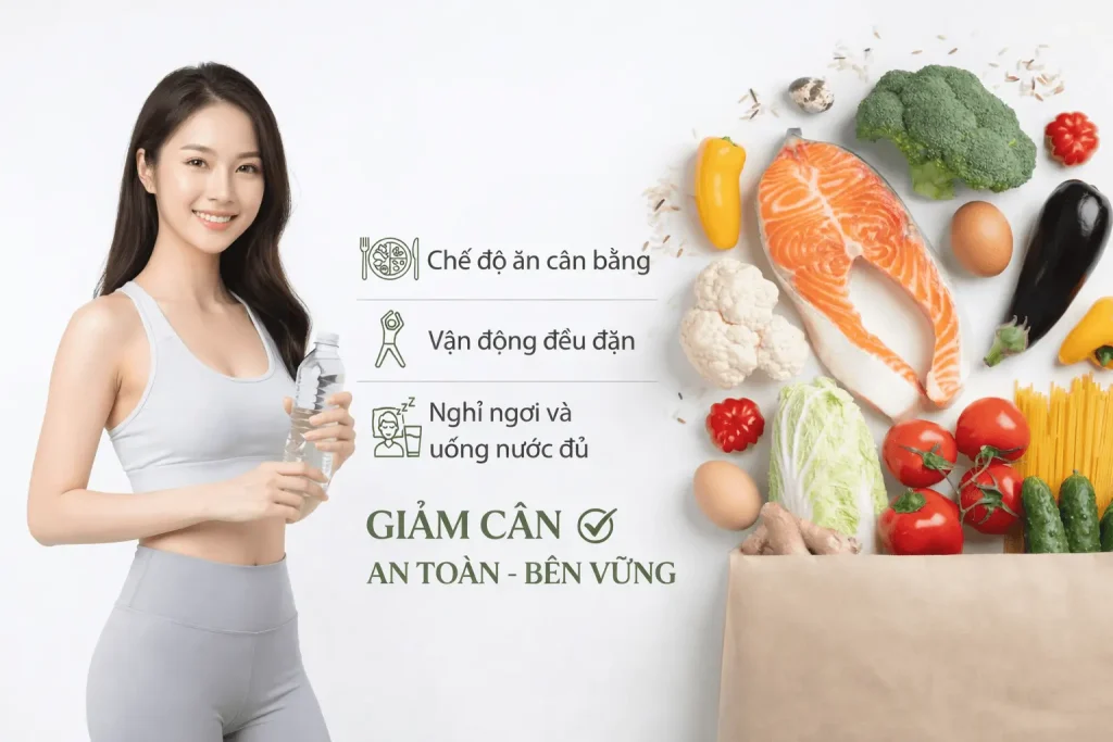 Cách Giảm Cân Hiệu Quả Cho Người Bận Rộn: Bí Quyết Giảm 5–7kg Không Cần Tập Luyện Khắc Nghiệt